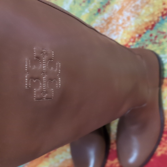 Tory Burch Brown  Knee-High riding boots Leather - Picture 4 of 8